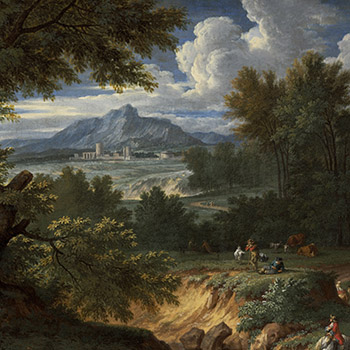 Paysage Adriaen Frans Boudewyns gigapixel