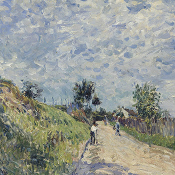 Chemin montant Alfred Sisley gigapixel