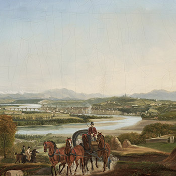 Cours du Rhône et Lyon, vue prise des hauteurs de Saint-Clair Antoine Duclaux