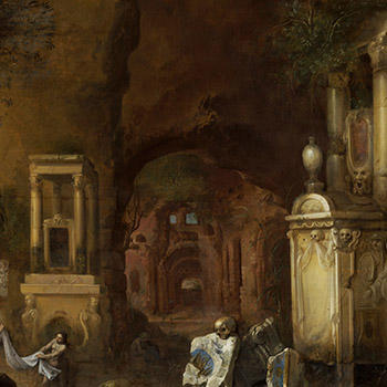 Paysage de ruines Charles Cornelisz De Hooch gigapixel