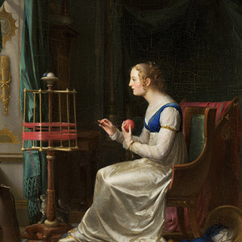 La Fileuse Jean-Antoine Laurent gigapixel