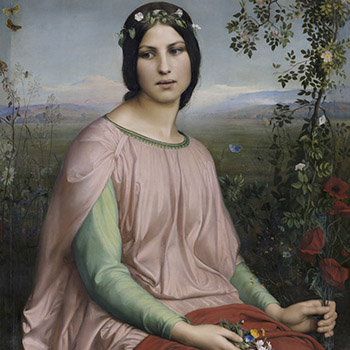 Fleur des champs Louis Janmot gigapixel