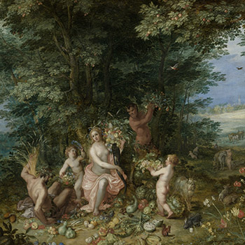 La Terre Jan Brueghel l'Ancien gigapixel