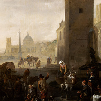 Un Marché Johannes Lingelbach gigapixel