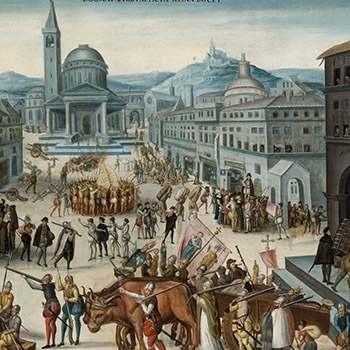Le Sac de Lyon par les Calvinistes en 1562 Antoine Caron