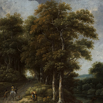 Paysage avec figures Roelof Vries gigapixel